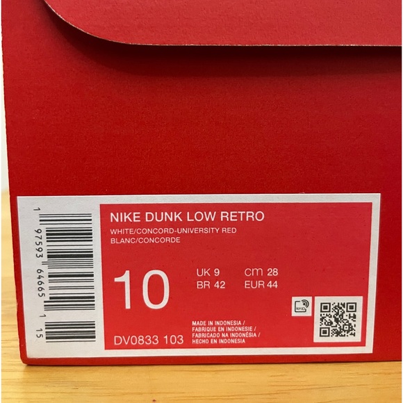 Nike Dunk Low Concord Size 10 - Picture 7 of 7